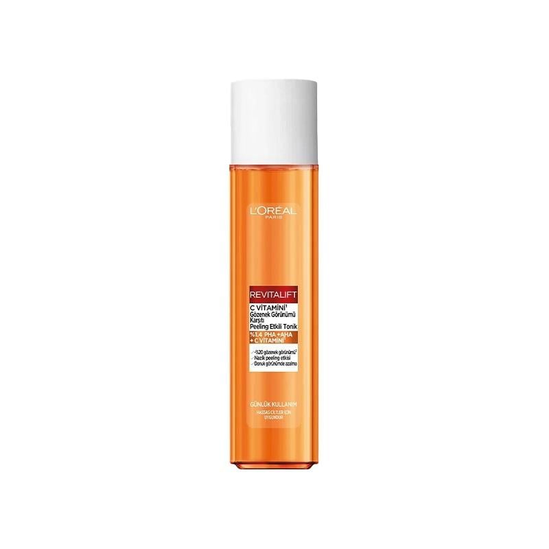 L'Oreal L'Oreal Paris Revitalift C Vitamini Gözenek Görünümü Karşıtı Peeling Etkili Tonik 180 ml