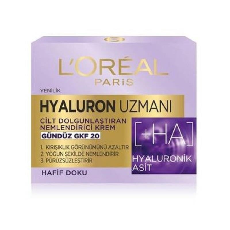 L'Oreal Paris L'Oreal Paris Hyaluron Uzmanı Nemlendirici Gündüz Kremi 50 ml