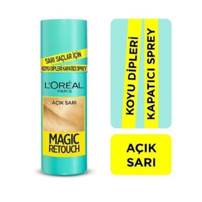 L'Oreal Paris L'Oreal Paris Magic Retouch 9 Beyaz Kapatıcı Saç Spreyi - Açık Sarı