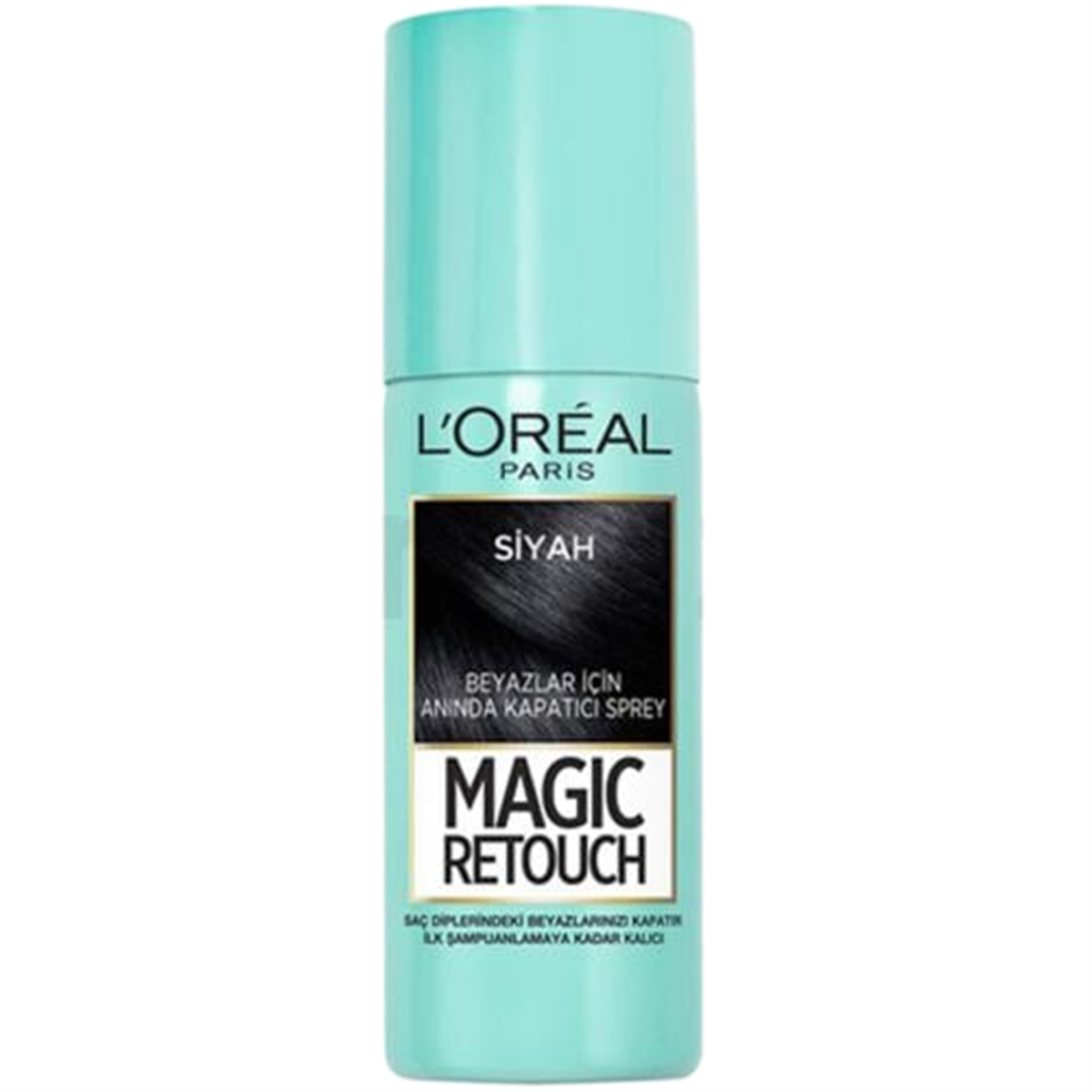 L'Oreal Paris L'Oreal Paris Magic Retouch 1 Beyaz Kapatıcı Saç Spreyi - Siyah