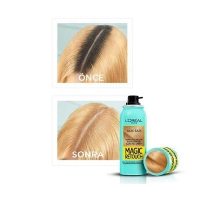 L'Oreal Paris L'Oreal Paris Magic Retouch 9 Beyaz Kapatıcı Saç Spreyi - Açık Sarı