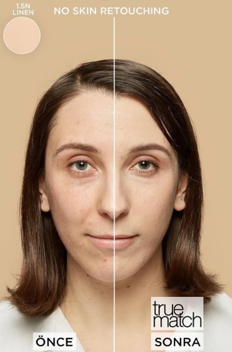 L'Oreal Paris L'Oreal Paris True Match Fondoten No: 1,5 N