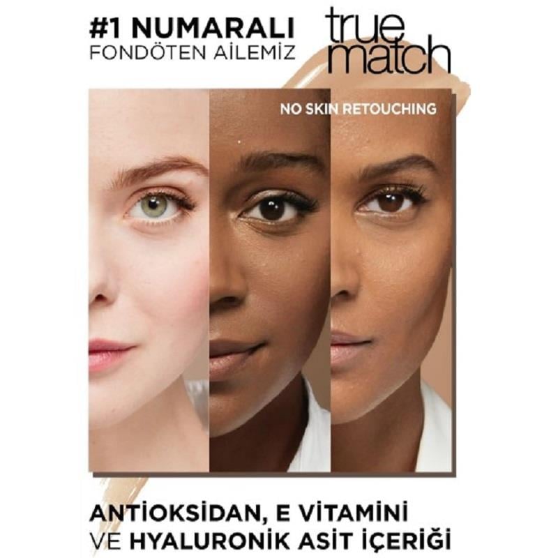 L'Oreal Paris L'Oreal Paris True Match Fondoten No: 1,5 N