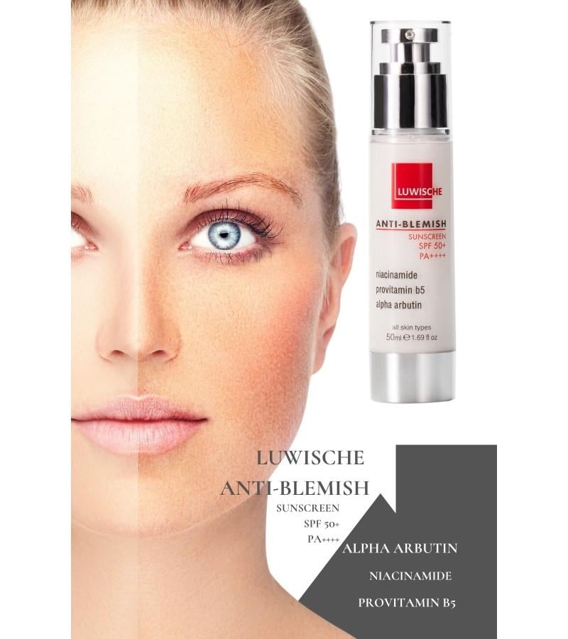 Luwische Luwische Anti Blemish Sunscreen PA++++ Extremely UVA Protect  SPF50 50 ml