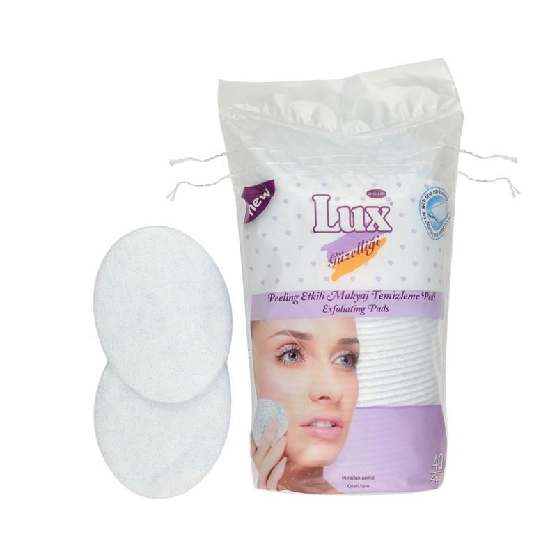 Lux Lux Peeling Etkili Makyaj Temizleme Pamuğu 40'lı