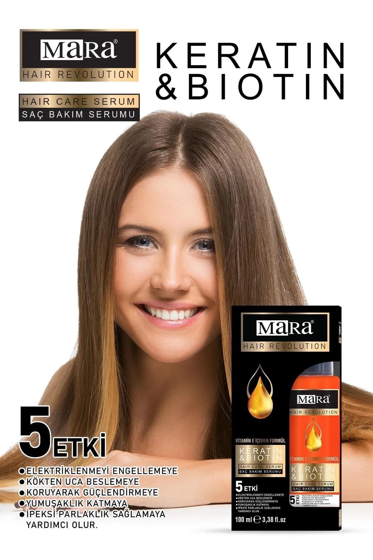 Mara Mara Hair Keratin Biotin Saç Serumu 100 ml