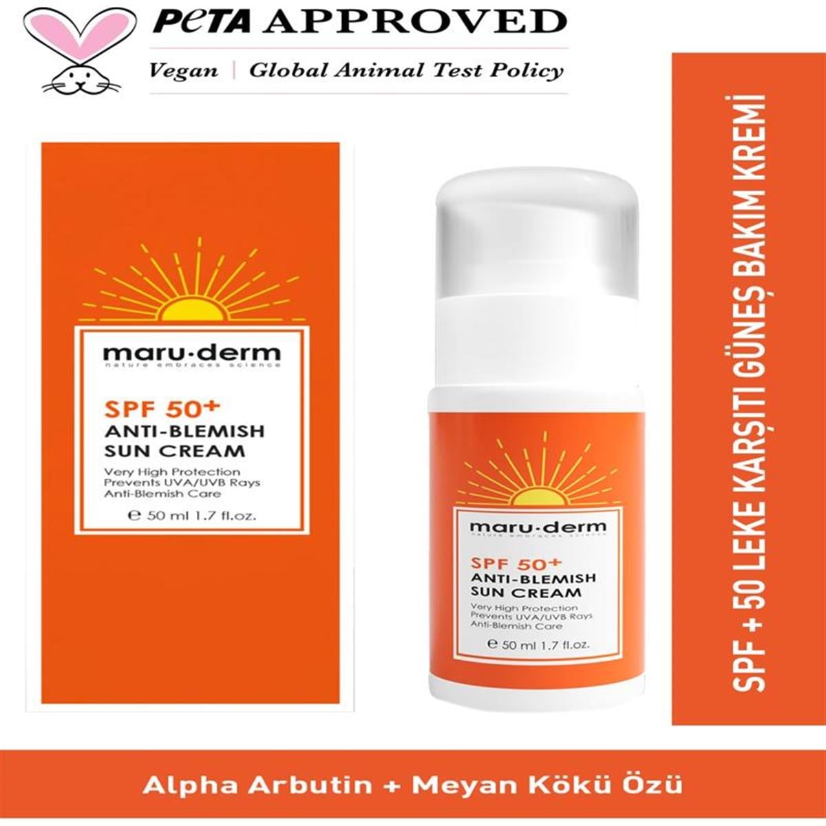 Maruderm Marudem Leke Karşıtı Güneş Kremi SPF50 50 ml
