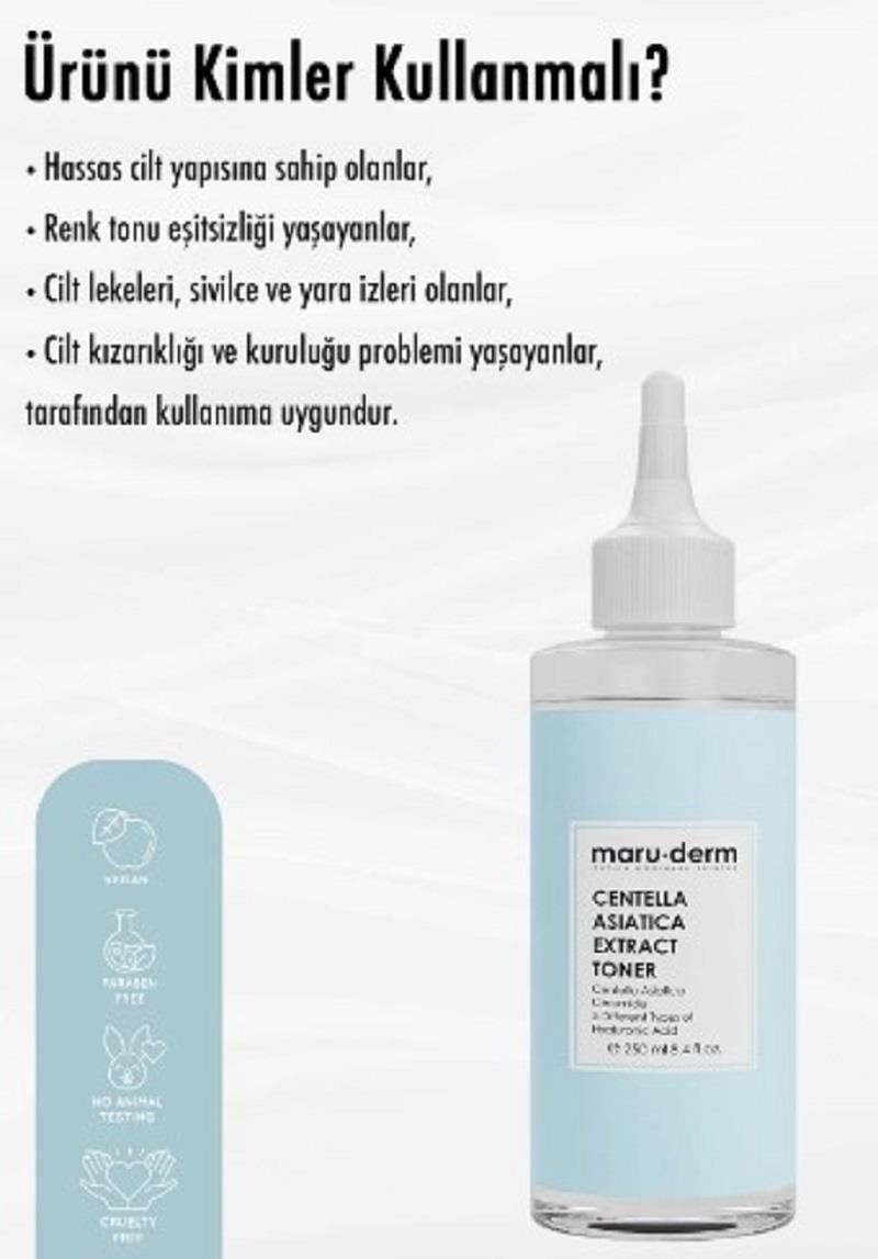 Maruderm Maruderm Centella Asiatica Yatıştırıcı & Ceramide Nemlendirici Tonik 250 ml