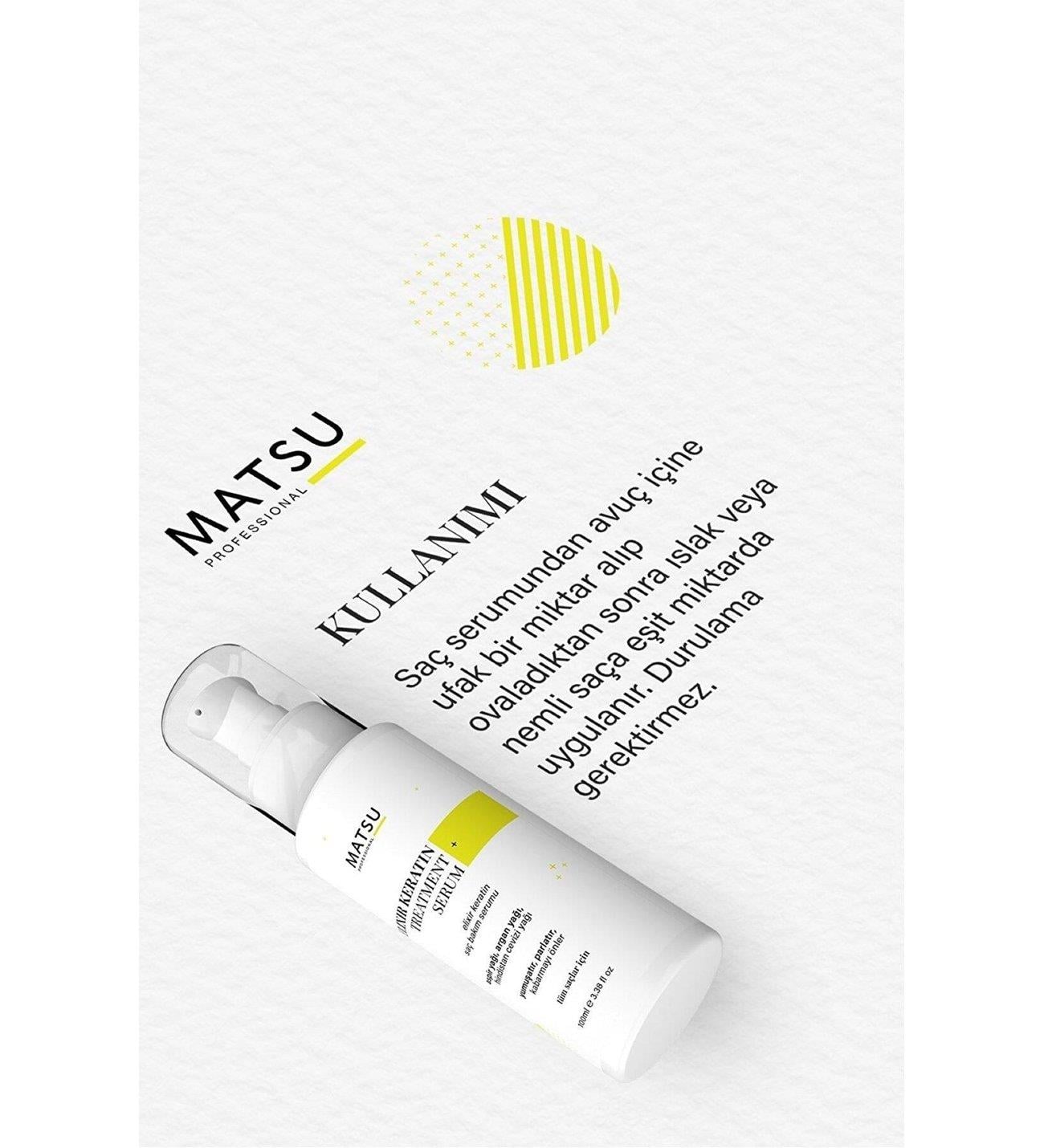 Matsu Matsu Elixir Argan Mucizesi Aşırı Yıpranmış Saçlar İçin Keratin Bakım Yağı 100 ml