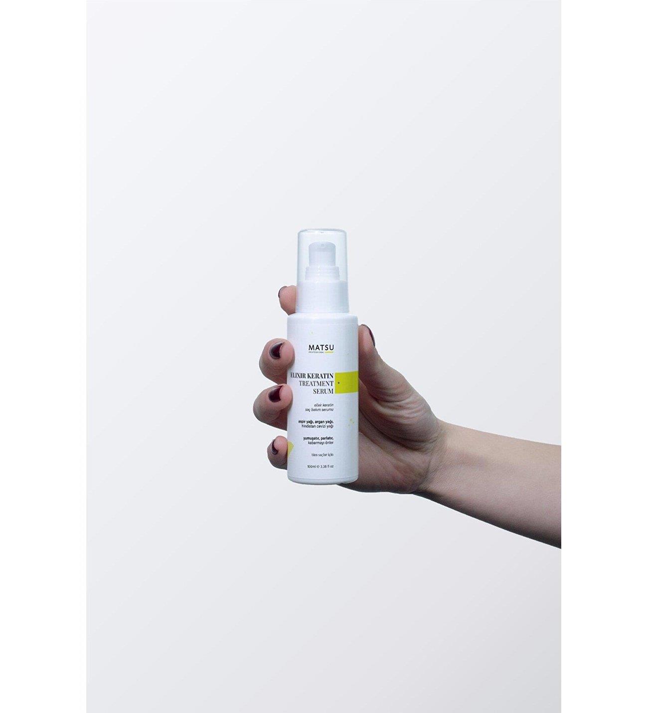 Matsu Matsu Elixir Argan Mucizesi Aşırı Yıpranmış Saçlar İçin Keratin Bakım Yağı 100 ml