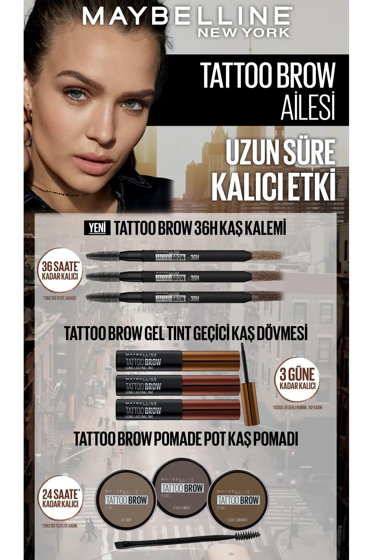 Maybelline Maybelline Brow Tattoo Gel 2 Kaş Farı
