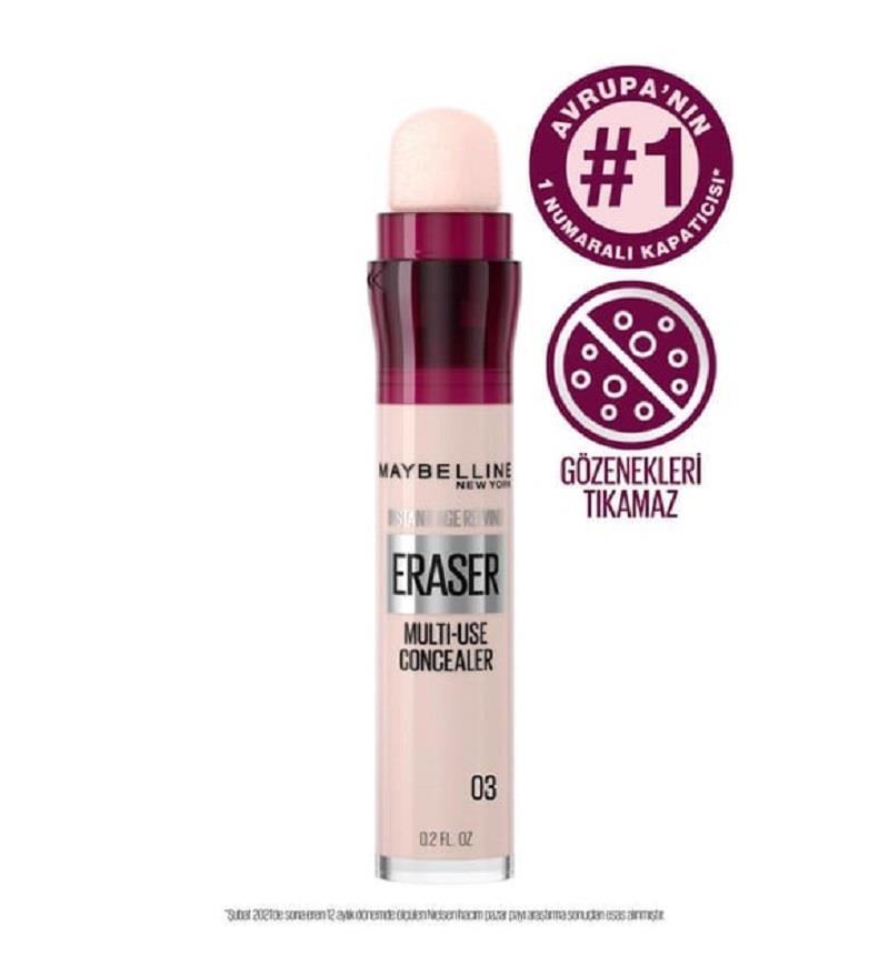 Maybelline Maybelline New York Kapatıcı - Instant Age Eraser Concealer 03 Fair