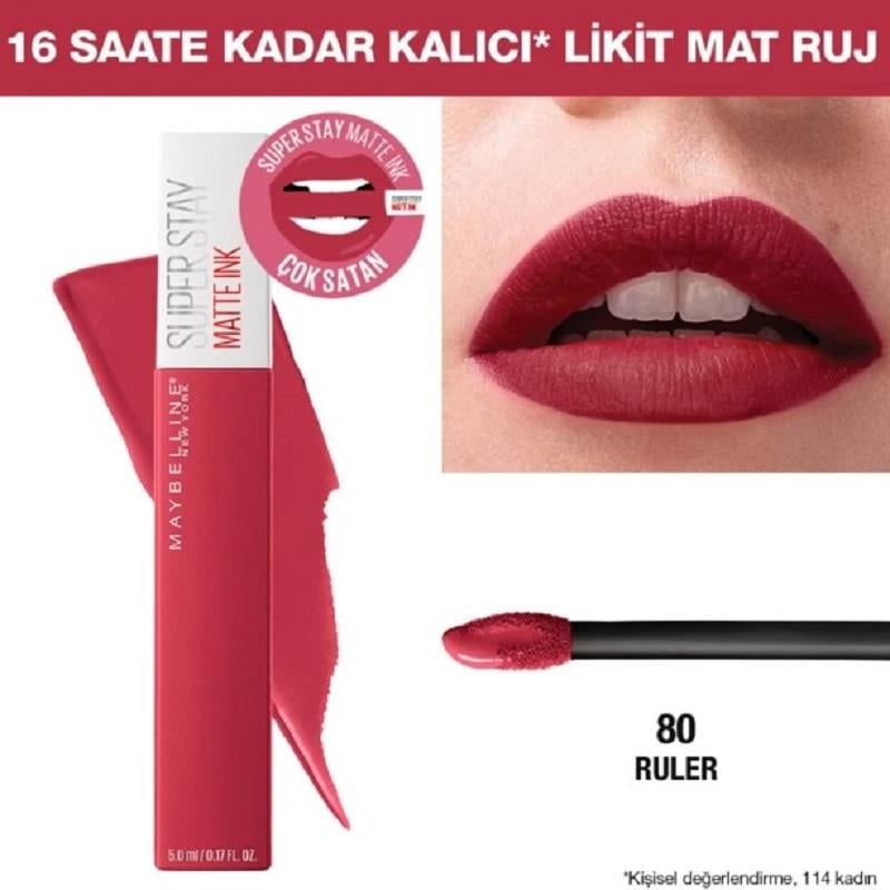 Maybelline Maybelline Ruj Matte İnk 80