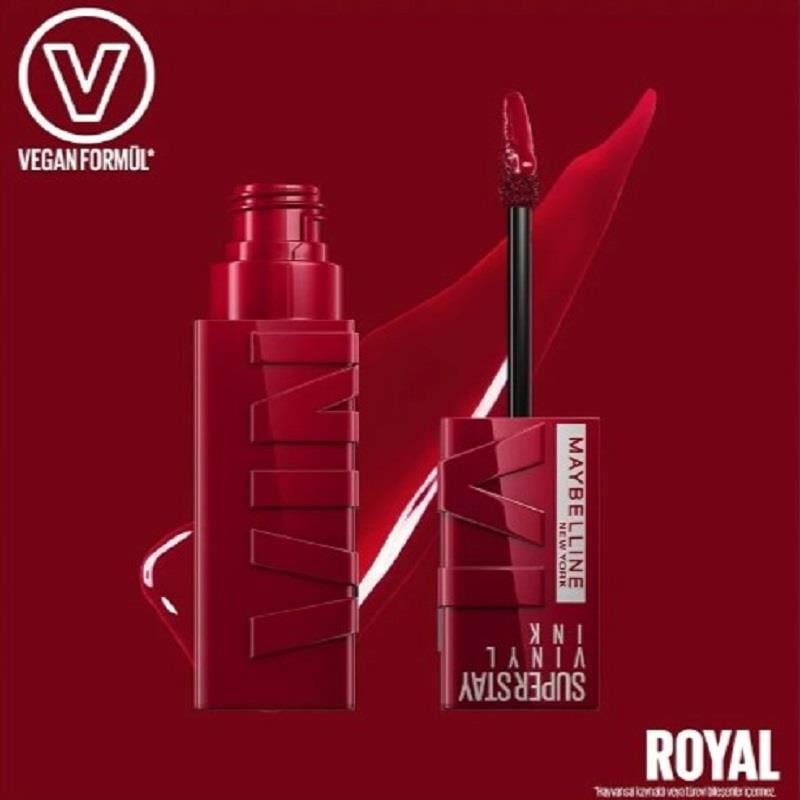 Maybelline Maybelline Super Stay Vinyl İnk Kalıcı Likit Parlak Ruj - 55 Royal