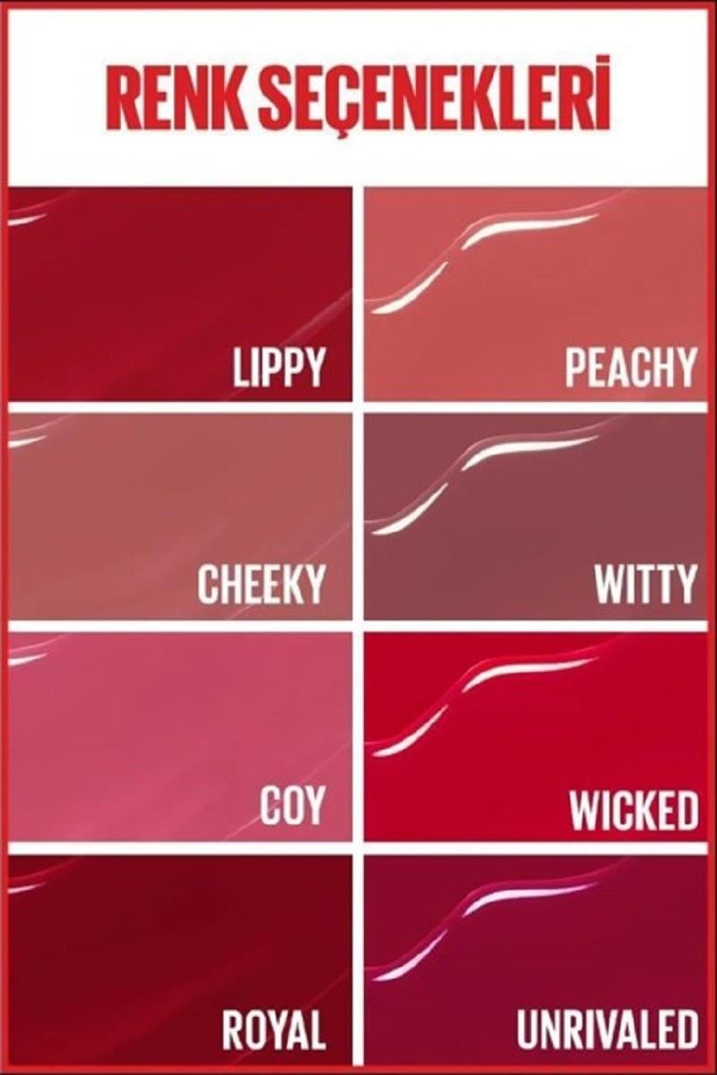 Maybelline Maybelline Superstay Ruj Vinyl İnk Kalıcı Likit Parlak - 15 Peachy