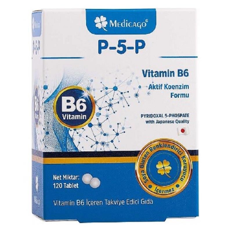 MEDİCAGO Medicago P5P Vitamin B6 120 Tablet