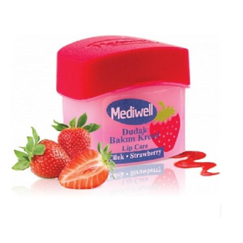 Mediwell Mediwell Dudak Bakım Kremi 5 ml - Çilekli