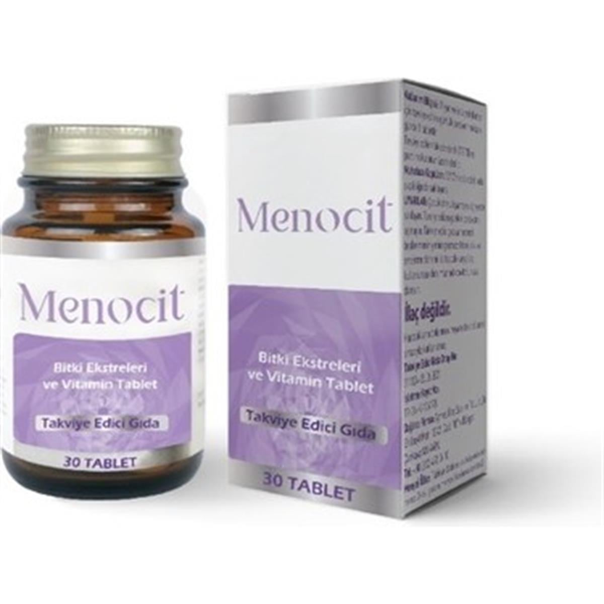 Menocit Menocit Bitki Ekstreleri ve Vitamin 30 Tablet