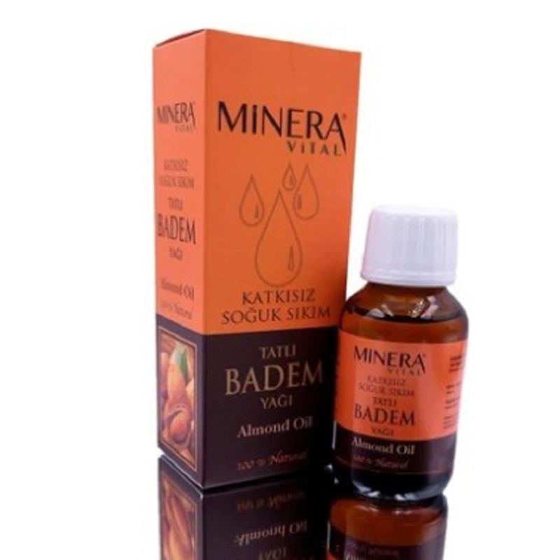 Minera Vital Minera Vital Tatlı Badem Yağı 50 ml (Soğuk Pres)
