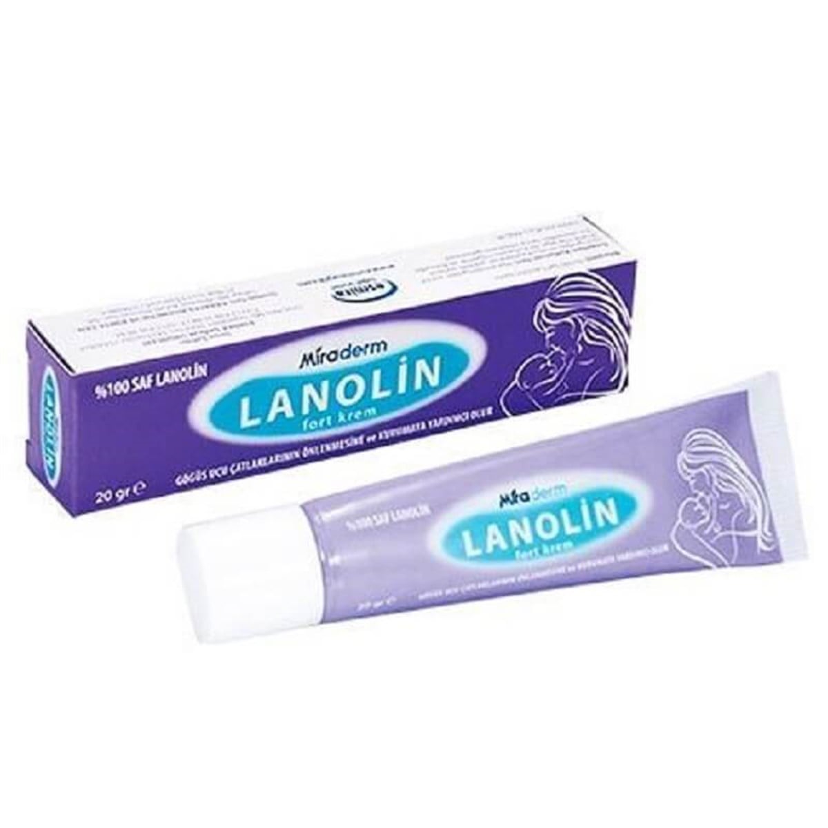 Miraderm Miraderm Lanolin Fort Krem 20 gr