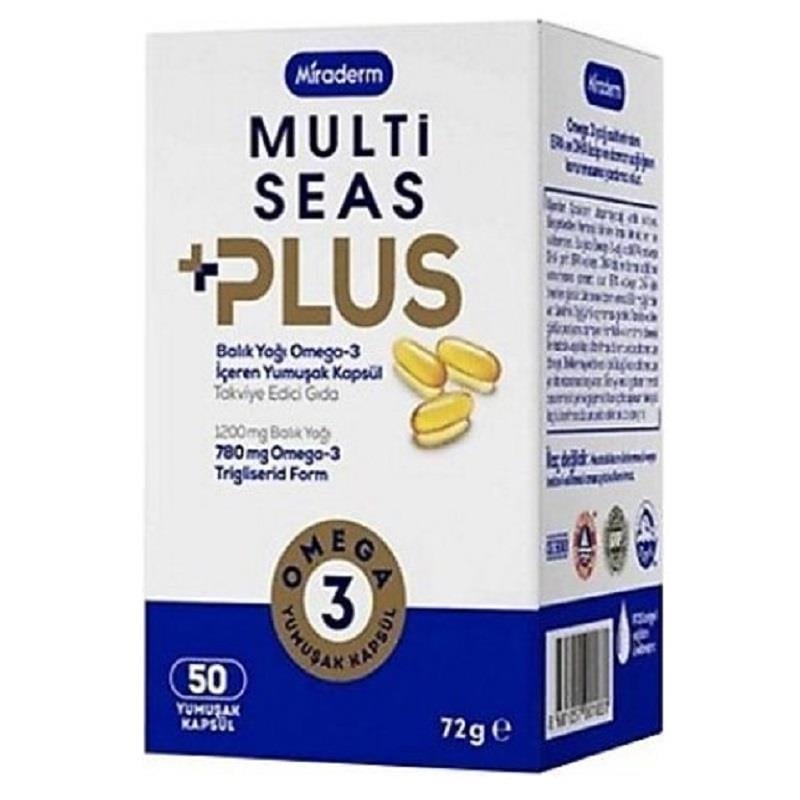 Miraderm Miraderm Multi Seas Plus Omega 3 50 Yumuşak Kapsül