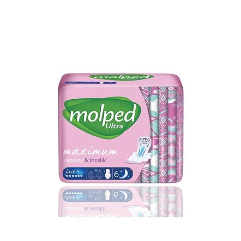 Molped Molped Ultra Gece Kuruluk Kadın Pedi 6'lı