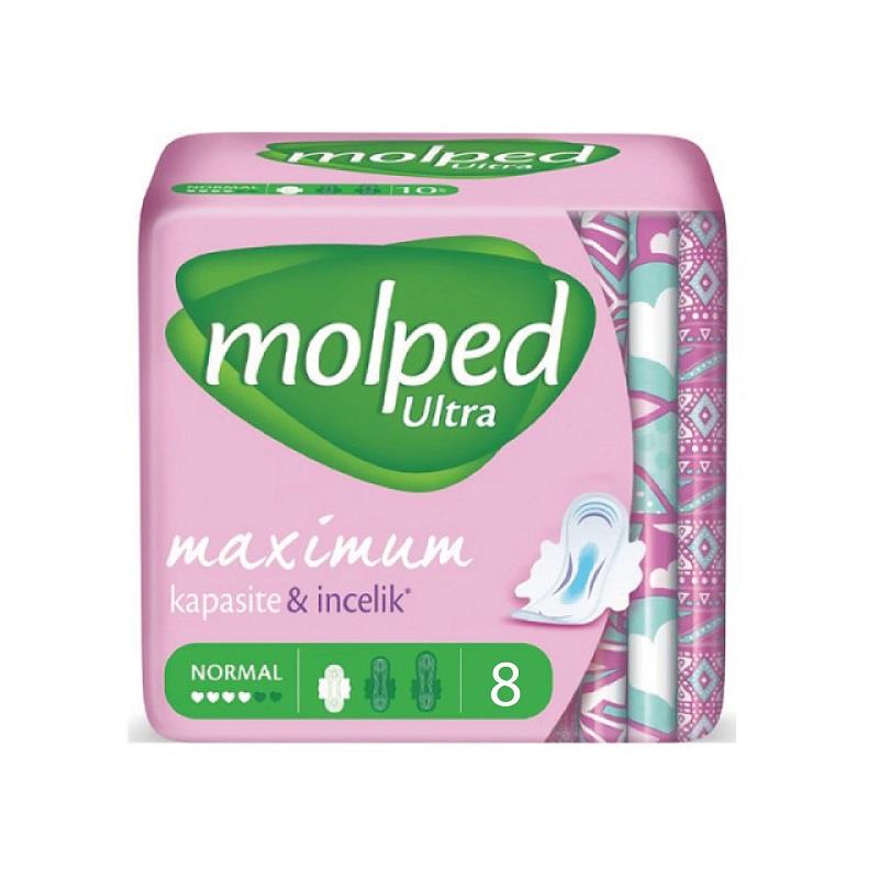 Molped Molped Ultra Kuruluk Normal Hijyenik Ped 8'li