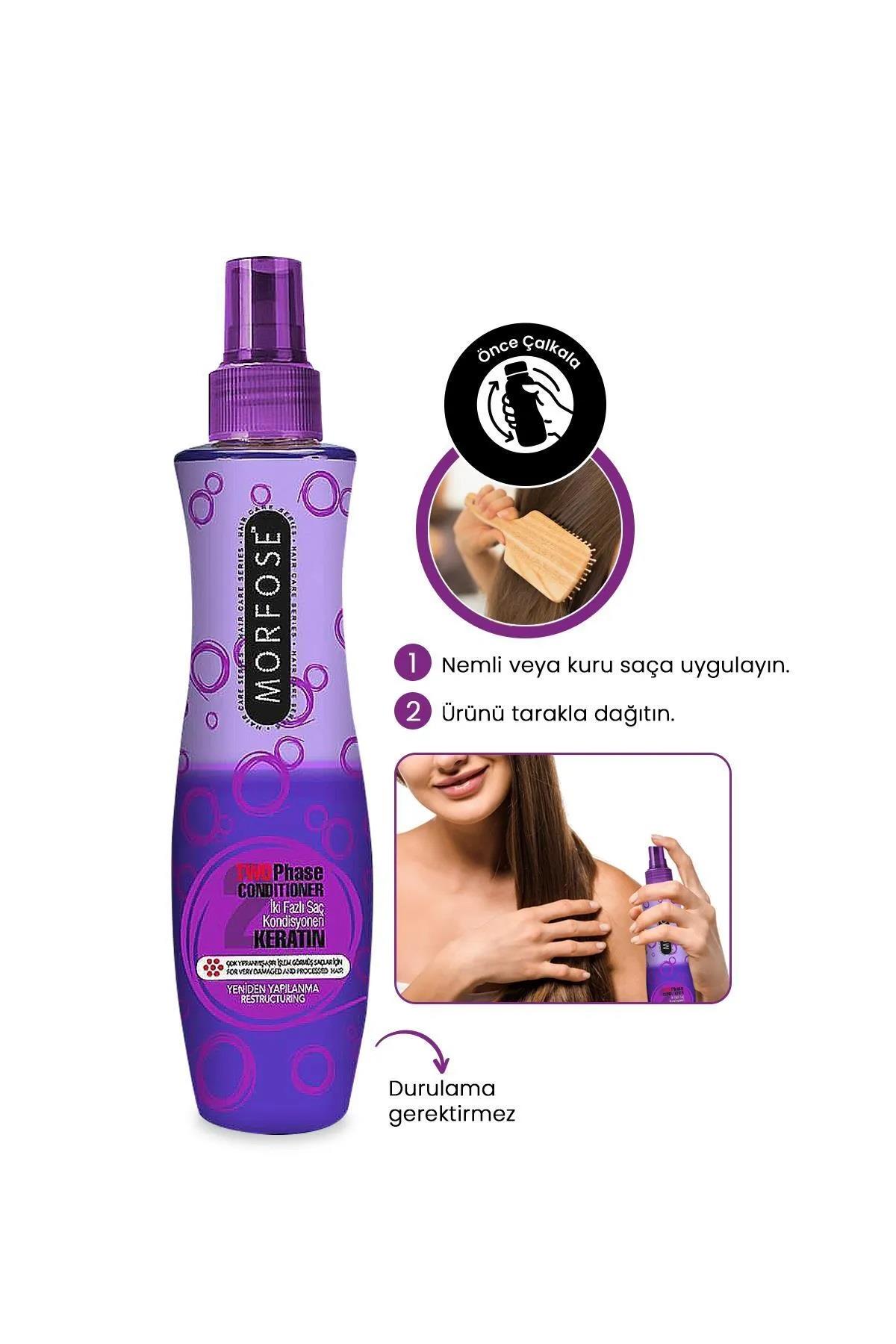 Morfose Morfose Keratin Mor Fön Suyu 240 ml - 2 Adet