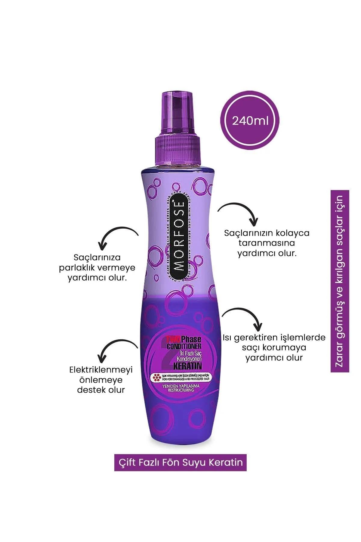 Morfose Morfose Keratin Mor Fön Suyu 240 ml - 2 Adet