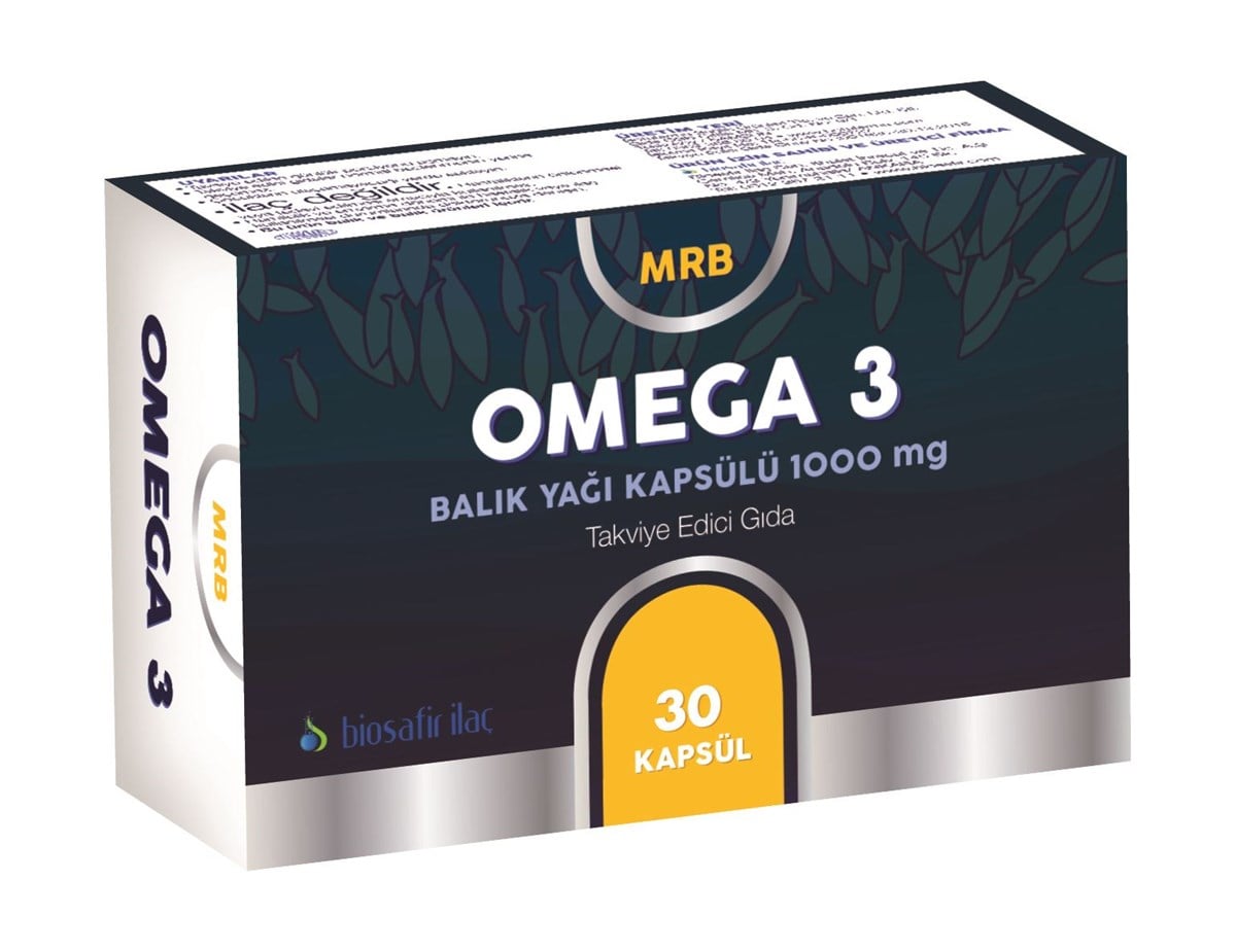 MRB Omega-3 Balık Yağı 1000 mg Kapsül