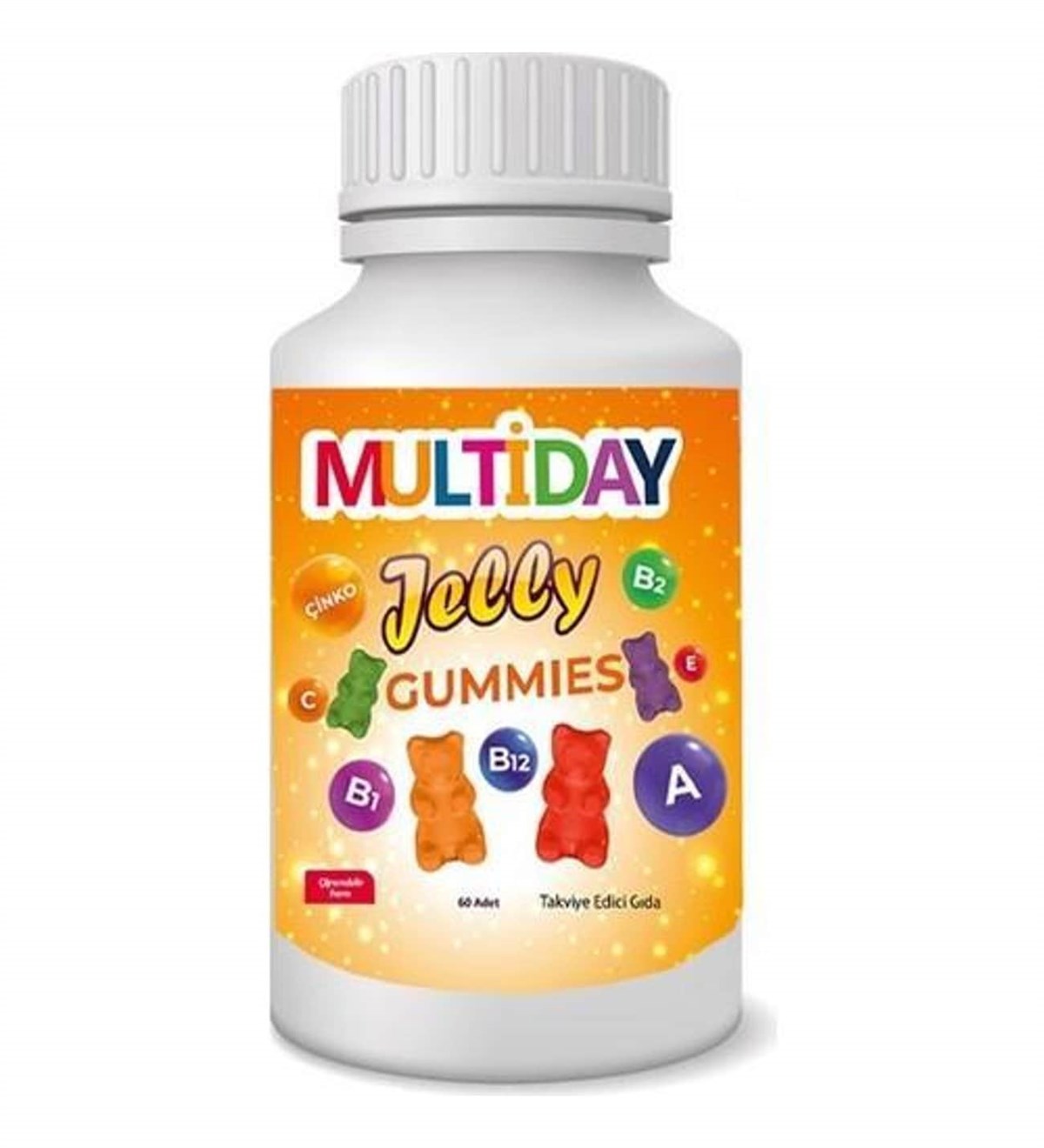 Multiday Multiday Jelly Gummies Multivitamin 100'lü