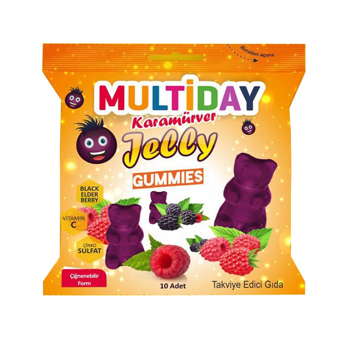 MULTİDAY Multiday Karamürver Jelly Gummies 10'lu