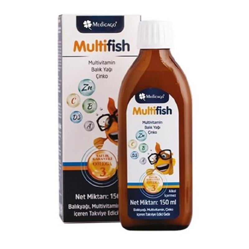 Multifish Multifish Omega Multivitamin Çinko Şurup 150 ml