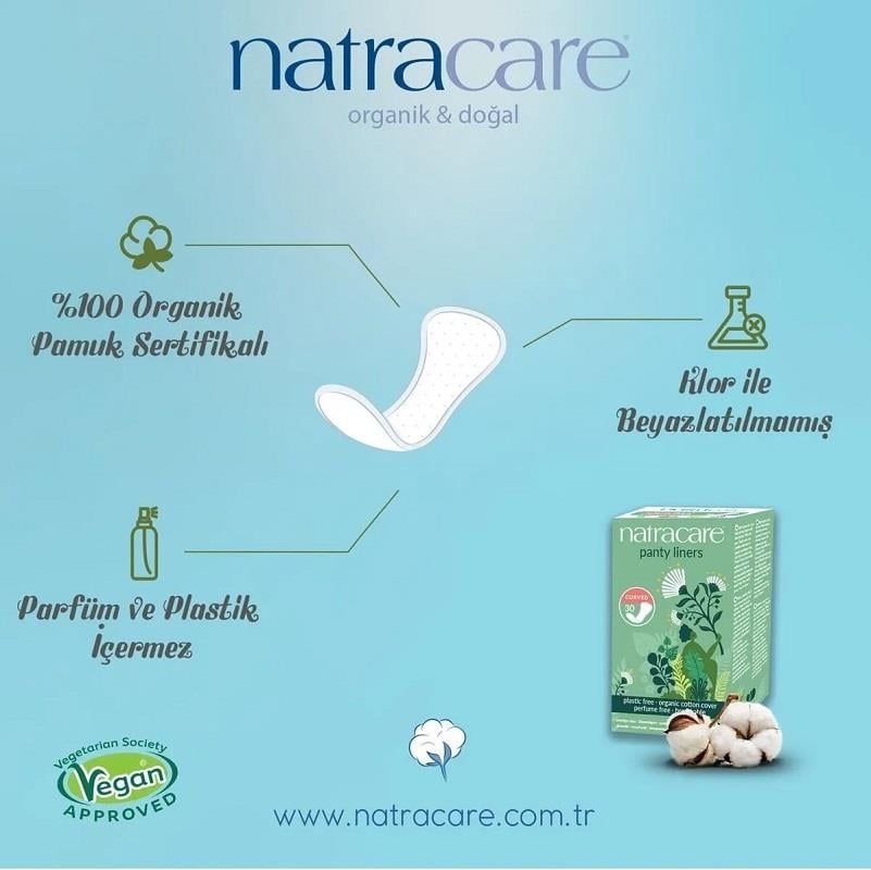 Natracare Natracare Günlük Ped Anatomik Şekilli 30'lu