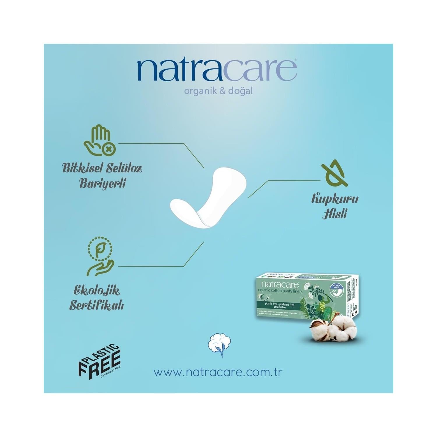 Natracare Natracare Günlük Ped Ultra İnce 22'li