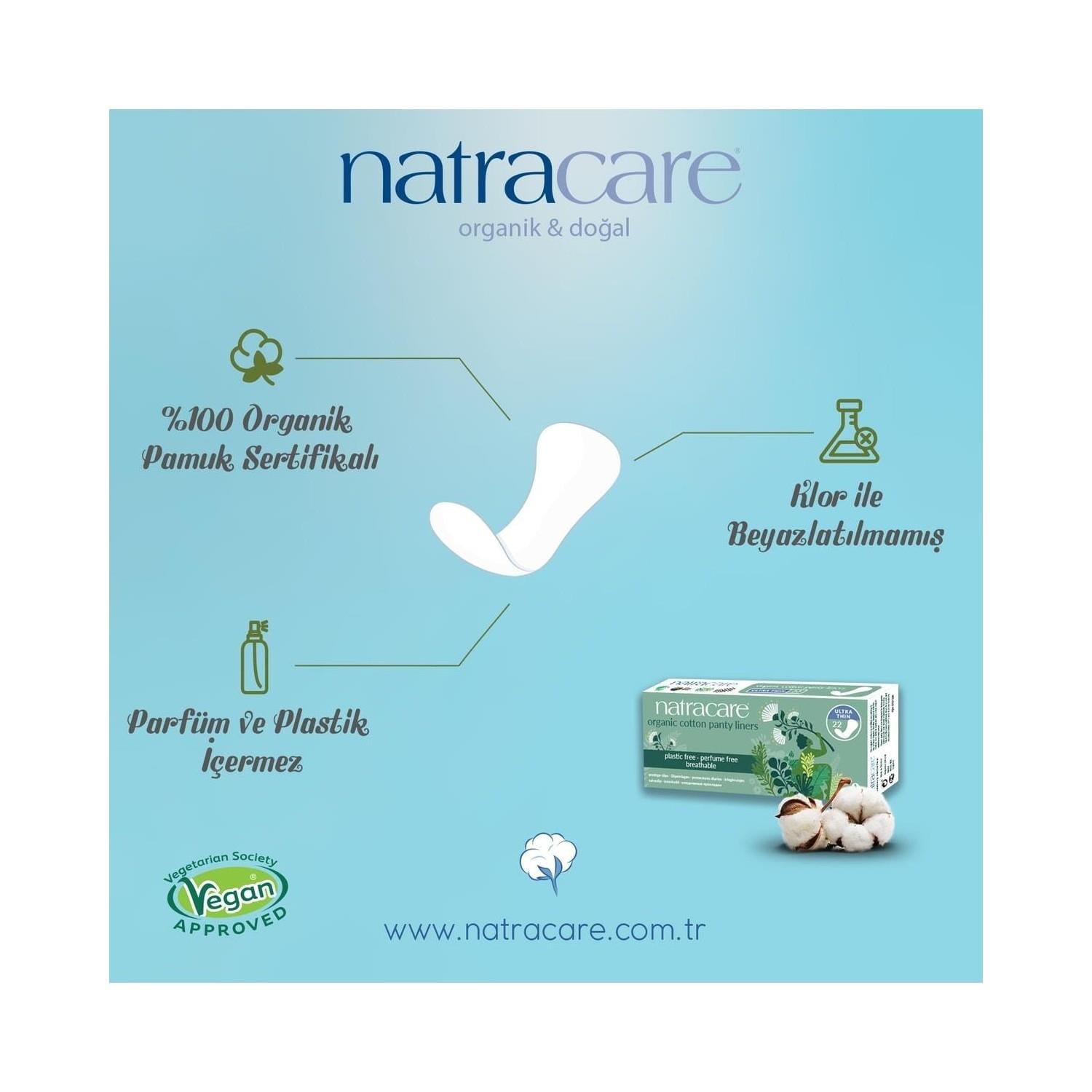 Natracare Natracare Günlük Ped Ultra İnce 22'li