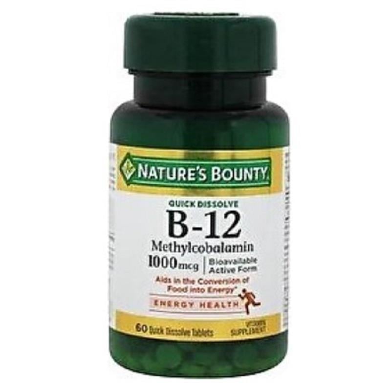 Nature's Bounty Nature's Bounty B-12 1000 mcg 60 Dilaltı Tableti