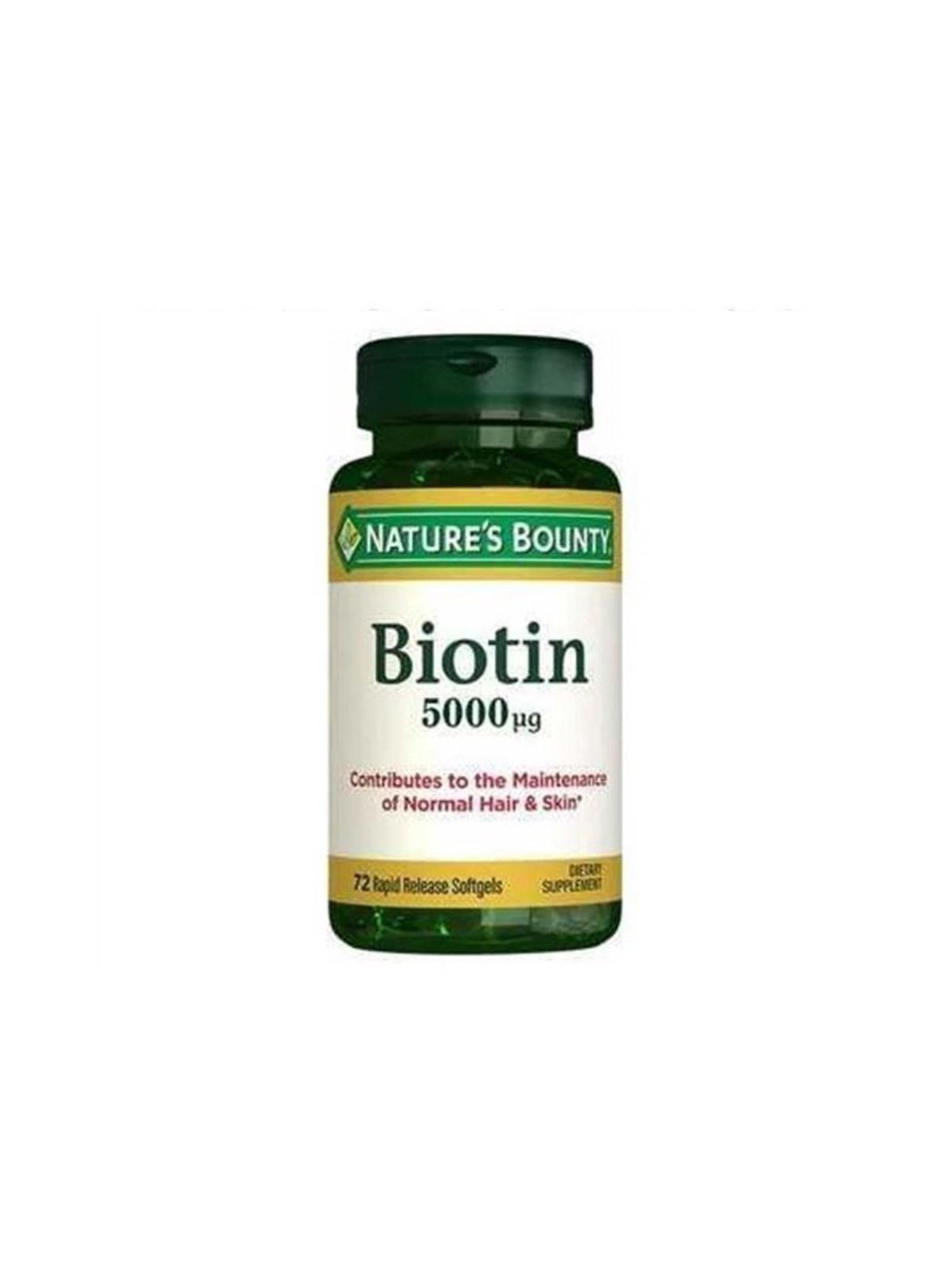 Nature's Bounty Nature's Bounty Biotin 5000 mcg 72 Kapsül
