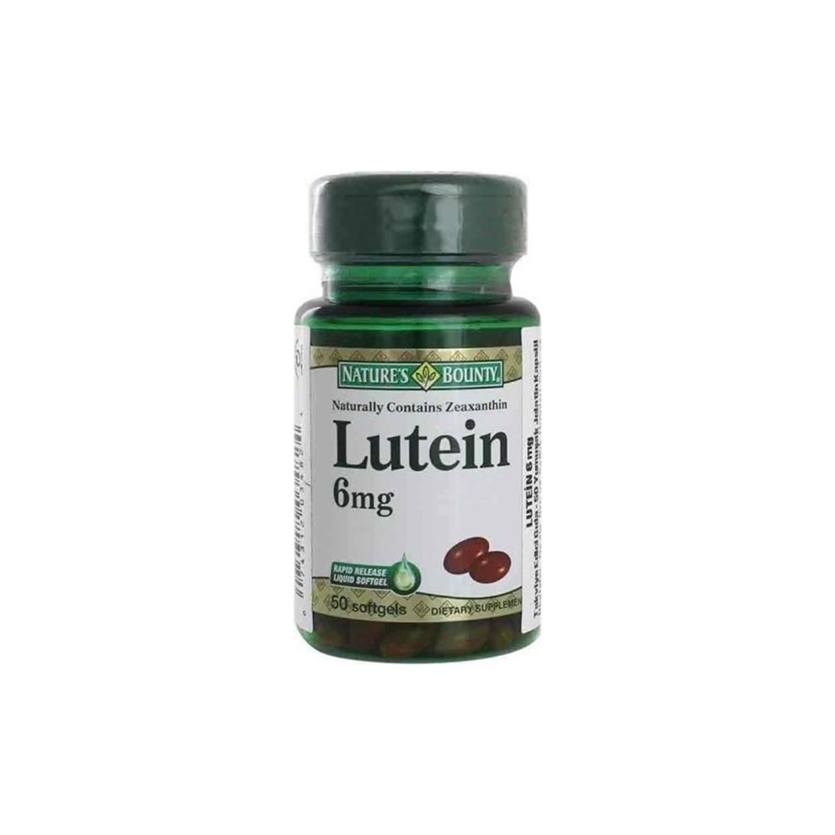 NATURE'S Nature's Bounty Lutein 6 mg 50 Softgel