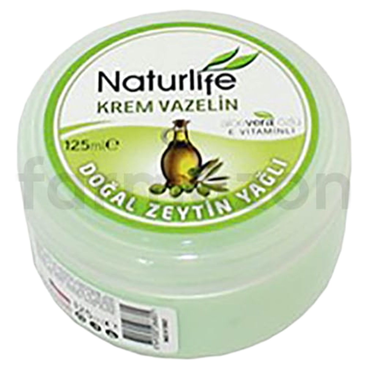 NATURLİFE Naturlife Doğal Zeytin Yağlı Vazelin Krem 125 ml