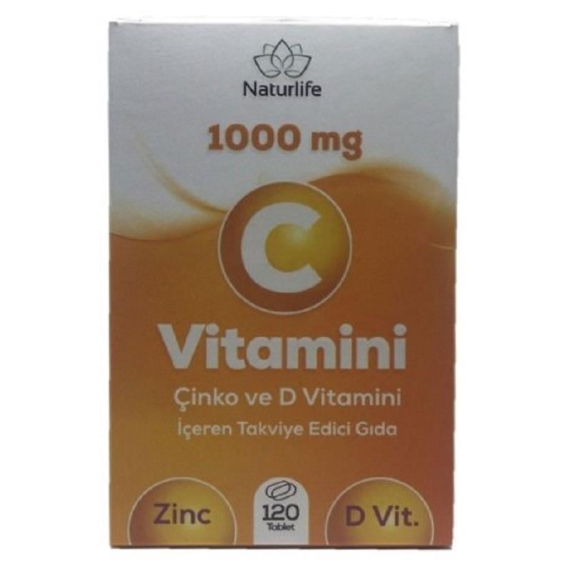 NATURLİFE Naturlife Vitamin C 1000 mg 120 Tablet