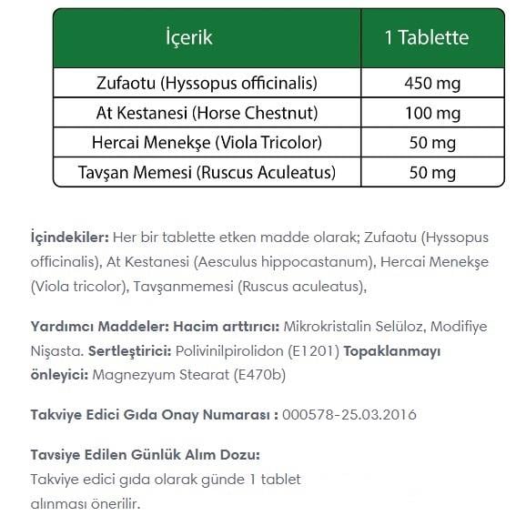 NATURMED Naturmed Veno Med 30 Tablet
