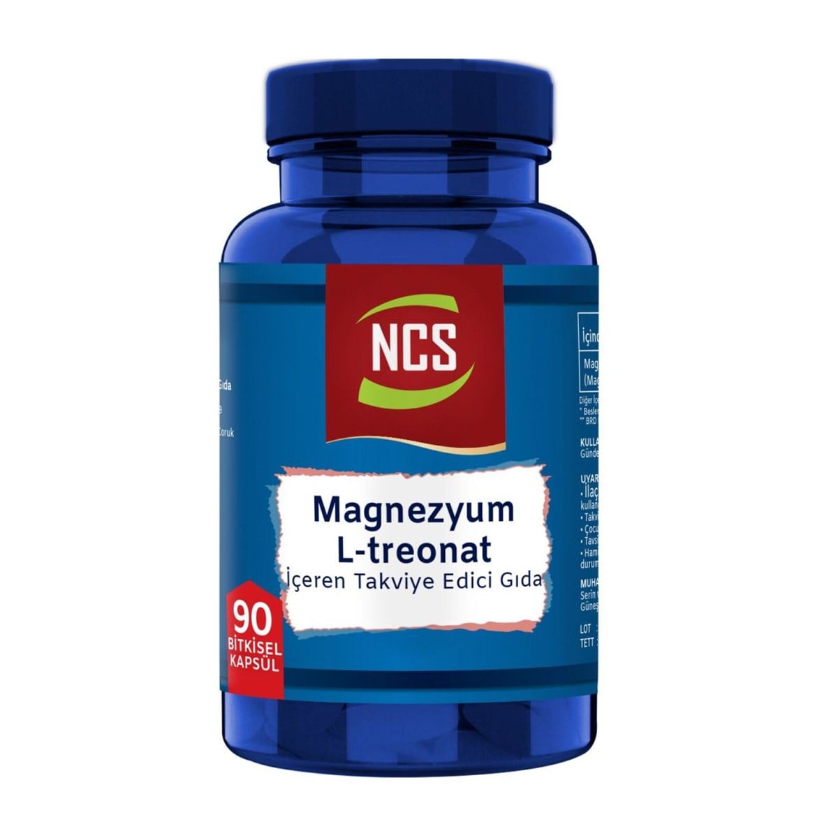 NCS NCS L-Treonat Magnezyum 90 Kapsül