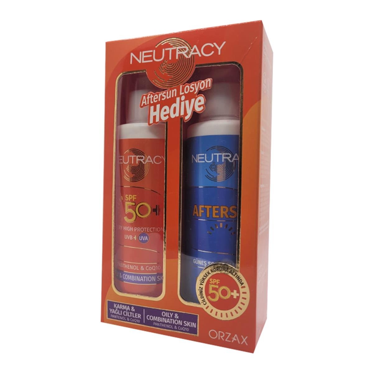 Neutracy Neutracy Karma & Yağlı Ciltler için Güneş Kremi SPF50+ 70 ml + After Sun Losyon 150 ml Hediyeli