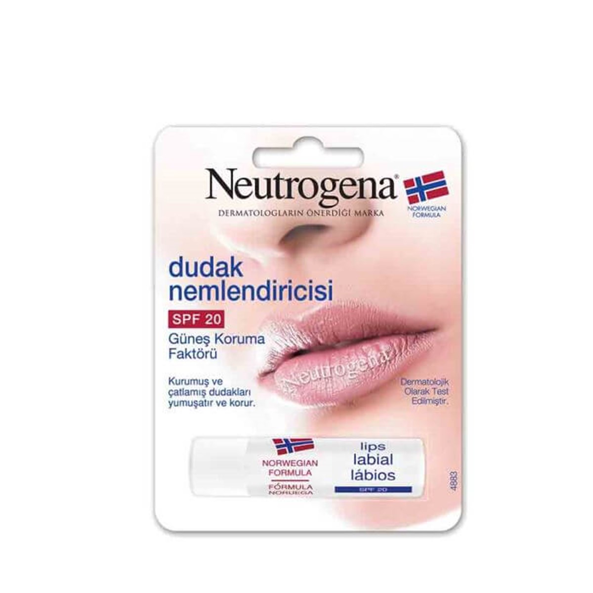 Neutrogena Neutrogena SPF20+  Güneş Koruma Faktörlü Dudak Nemlendiricisi 4,8gr