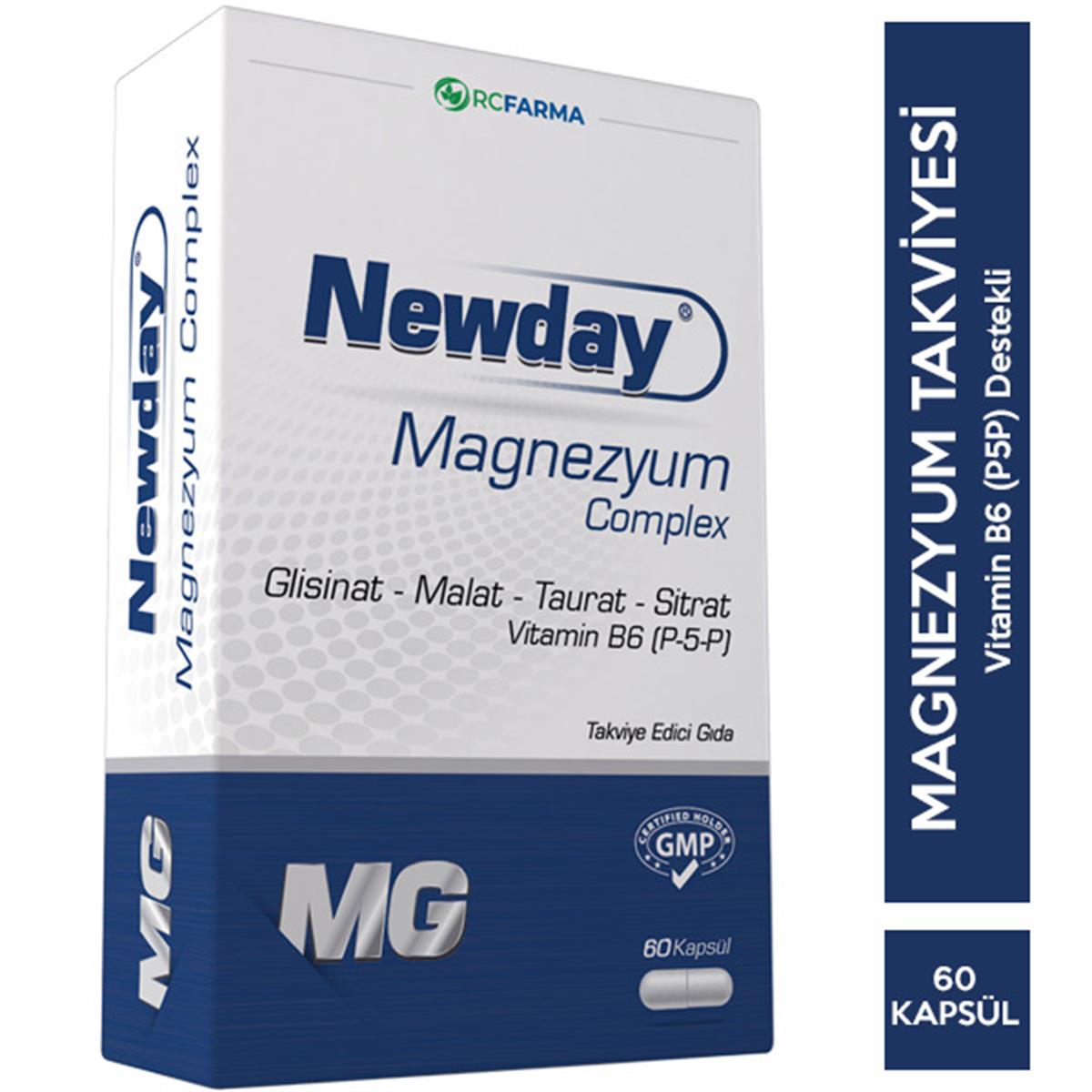 Newday Newday Magnezyum Complex 60 Kapsül