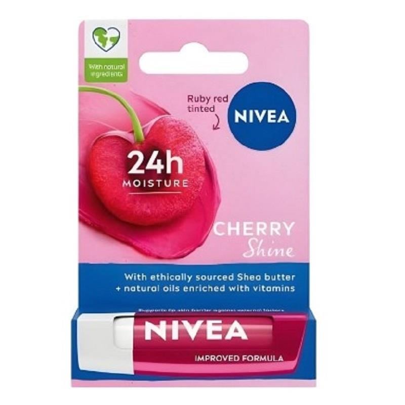 NİVEA Nivea Bakım Yapan Dudak Bakım Kremi Cherry 4,8 gr