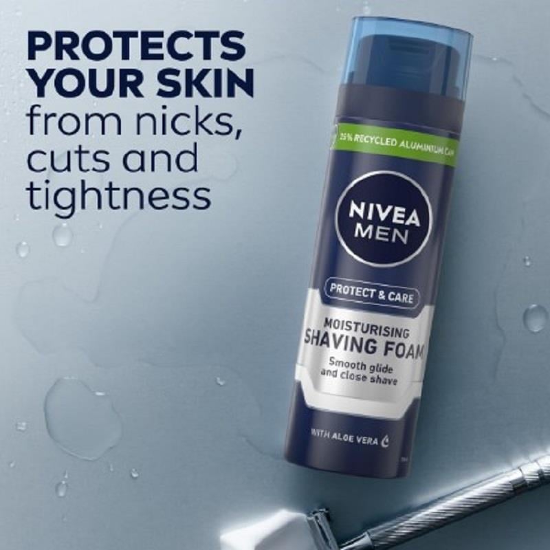 NİVEA Nivea Men Protect & Care Tıraş Köpüğü 200 ml