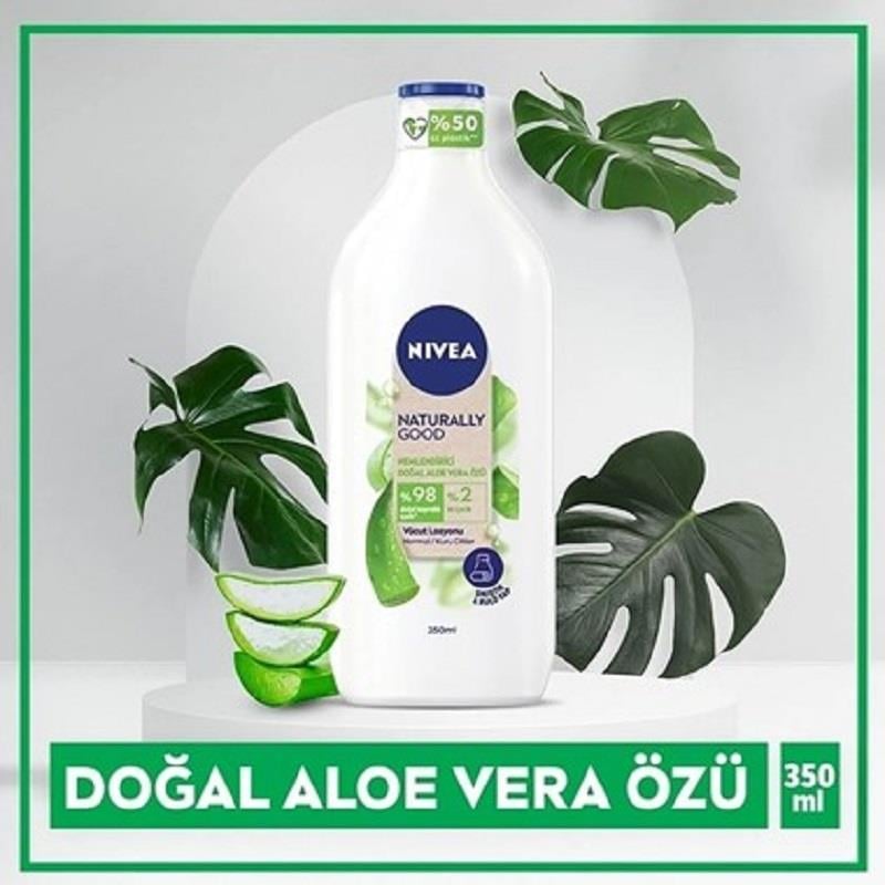 Nivea Nivea Naturally Good Bakı Losyonu Aloe Vera Özlü 350 ml