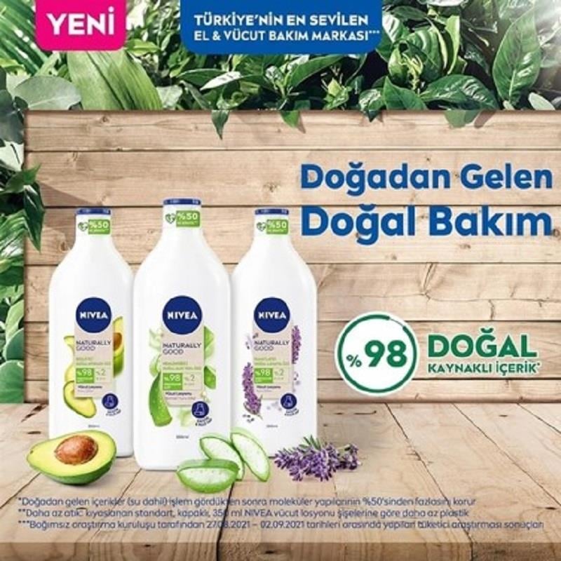 Nivea Nivea Naturally Good Bakı Losyonu Aloe Vera Özlü 350 ml